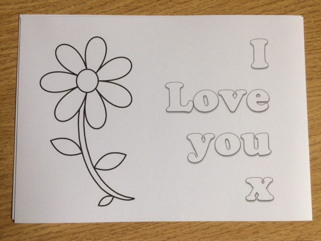 click here to view I love you flower postcard